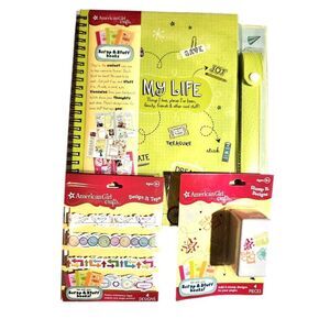 American Girl Crafts Scrapbooking Set#2 Scrapbook Design Tape Stamper‎ NEW